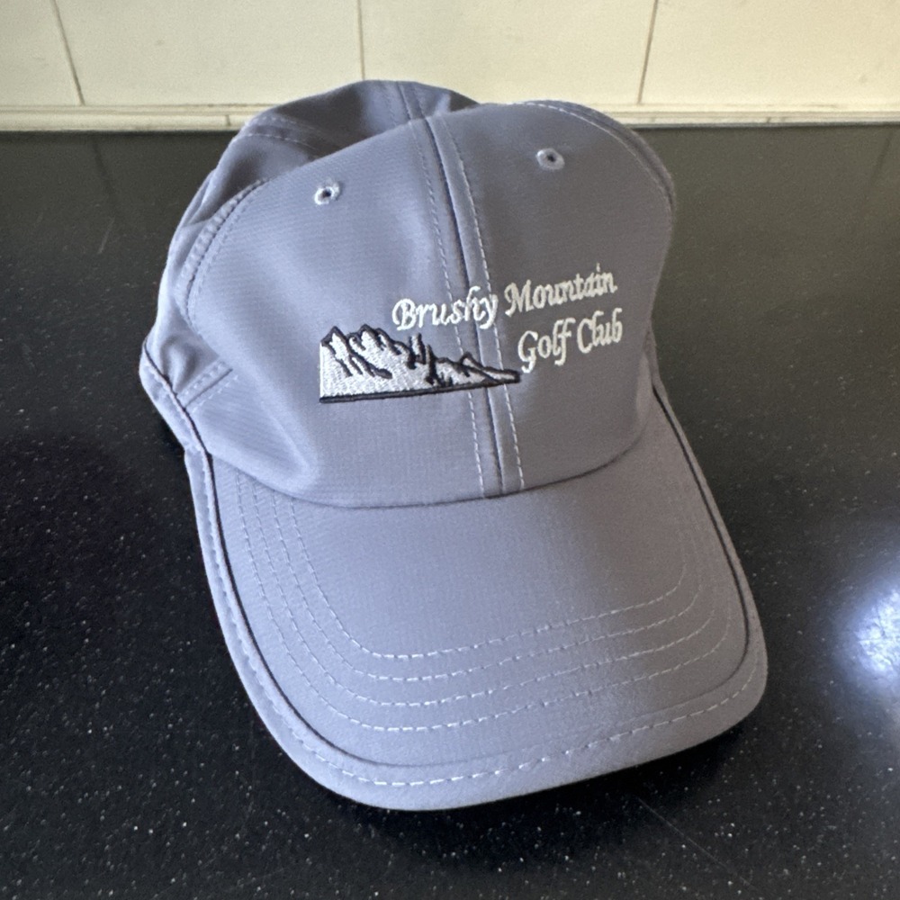 Brushy Mountain Golf Club Mens Hat  Adjustable Baseball Cap Strapback‎